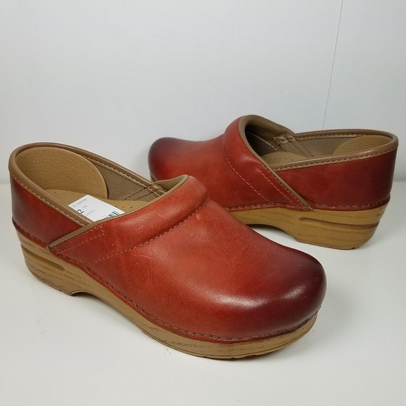 dansko coral waxy burnished